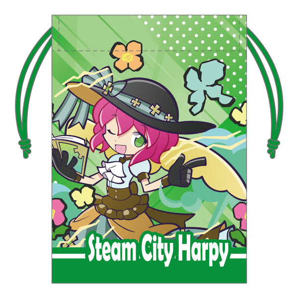 『ぷよぷよ』ミニ巾着 蒸気都市のハーピー